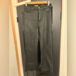 DL1961 Women’s Black Coated Bootcut Jeans